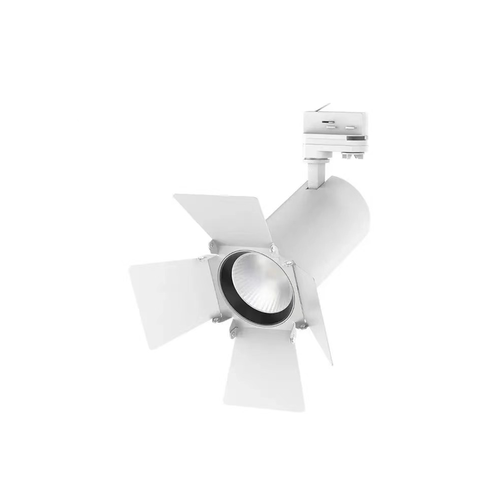 Klapper Til   Skinnespot   Hvid, Passer Til 80mm Diameter   Skinnespot fra Ledlife