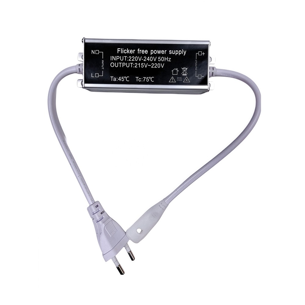 Flicker Free Stik Til 230v Led Strip Neon Cob   Inkl. Endeprop, Flicker Free, 230v fra Ledlife