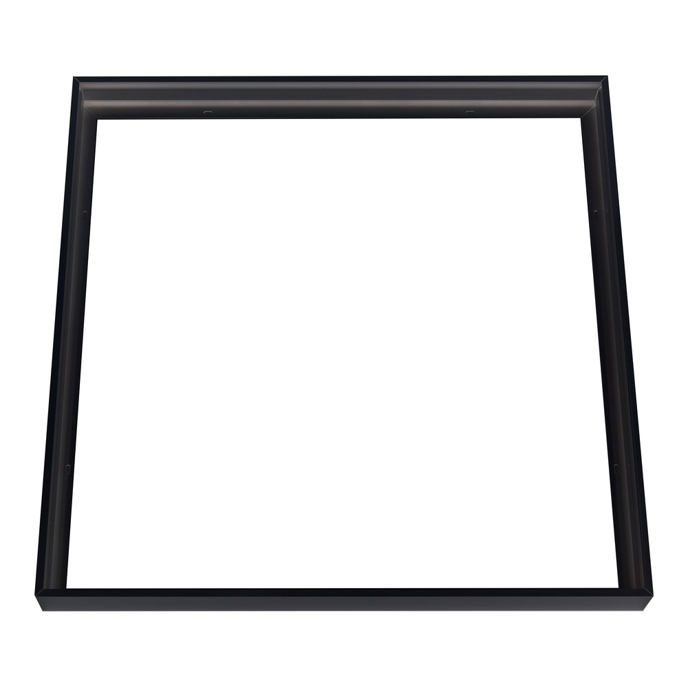 Ramme Til 60x60 Led Panel, Sort   Hurtig Skrueløs Samlesæt, Sort Kant fra Ledlife