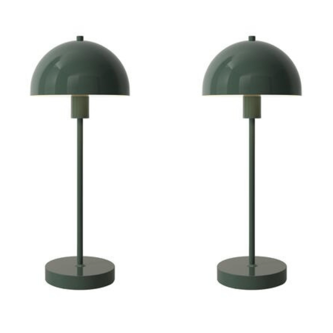 Vienda 2 Stk   Oak Leaf Green   Bordlampe     fra Herstal