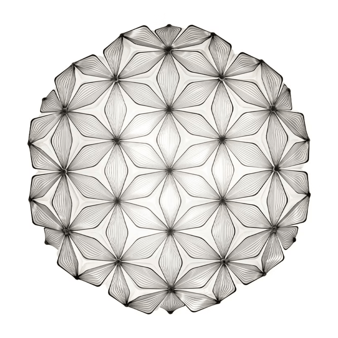 C'est La Vie Væg Loftlampe Large   Sort     fra Slamp