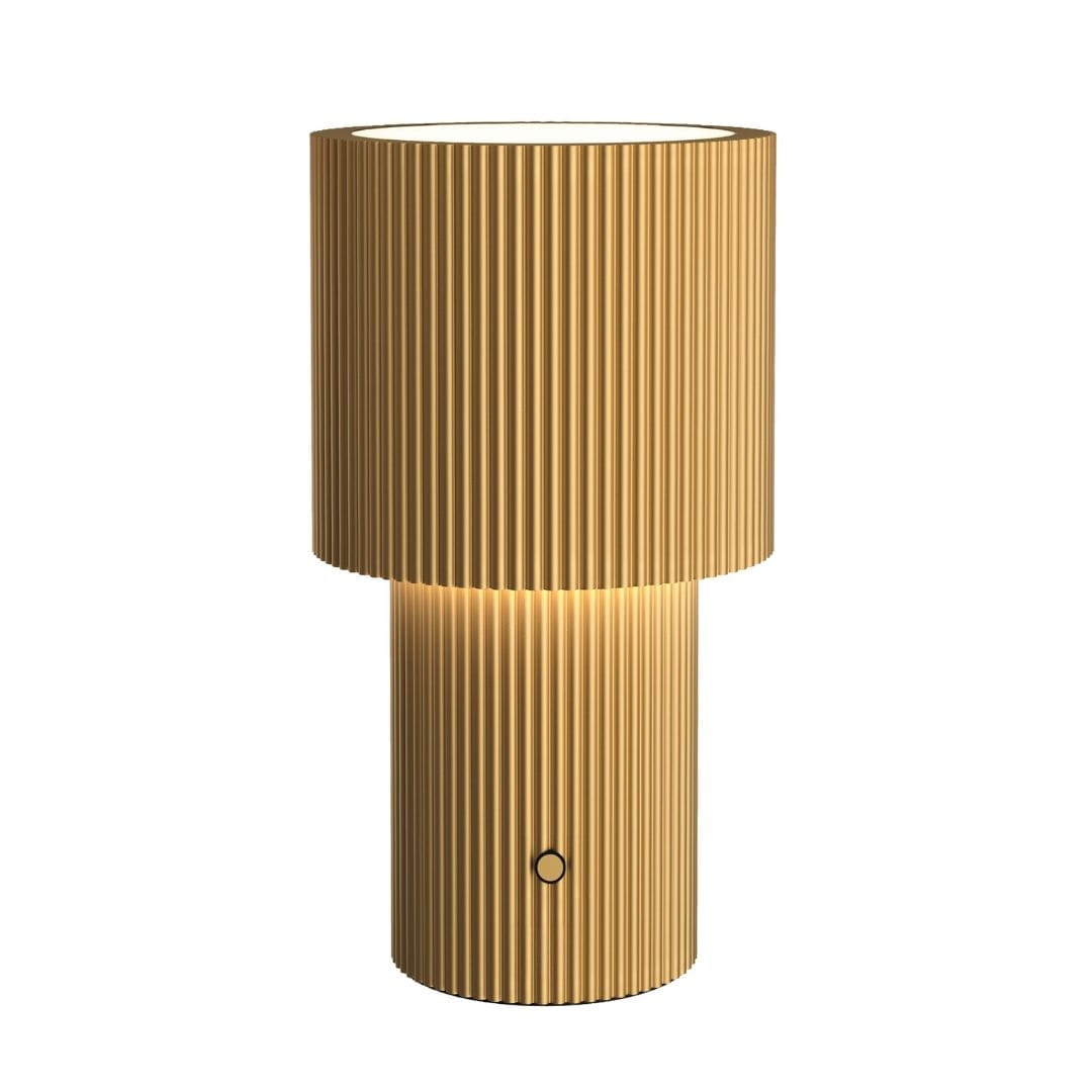 Iluma Bærbar Bodlampe Gul fra Herstal