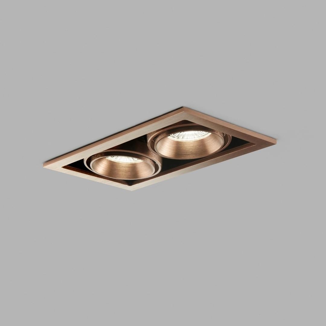 Ghost 2   2 X 6w Led Rose Gold     Light Point fra Light-point