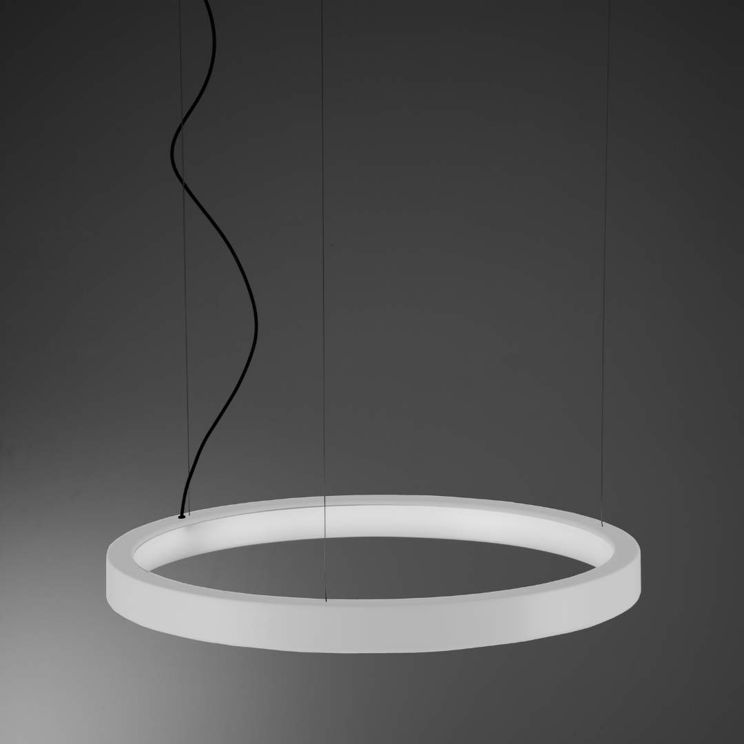 Lunaop Pendel ø50 Cm 2700k White   Udstillingsmodel     fra Martinelli Luce