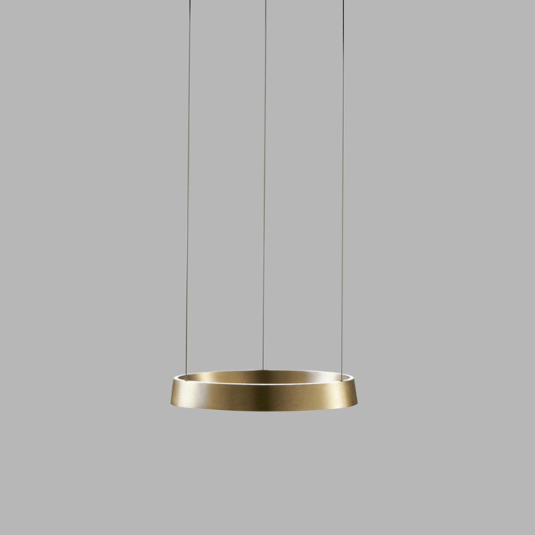 Edge Round ø400 Switch Tune Pendel   Messing   Light Point fra Light-point