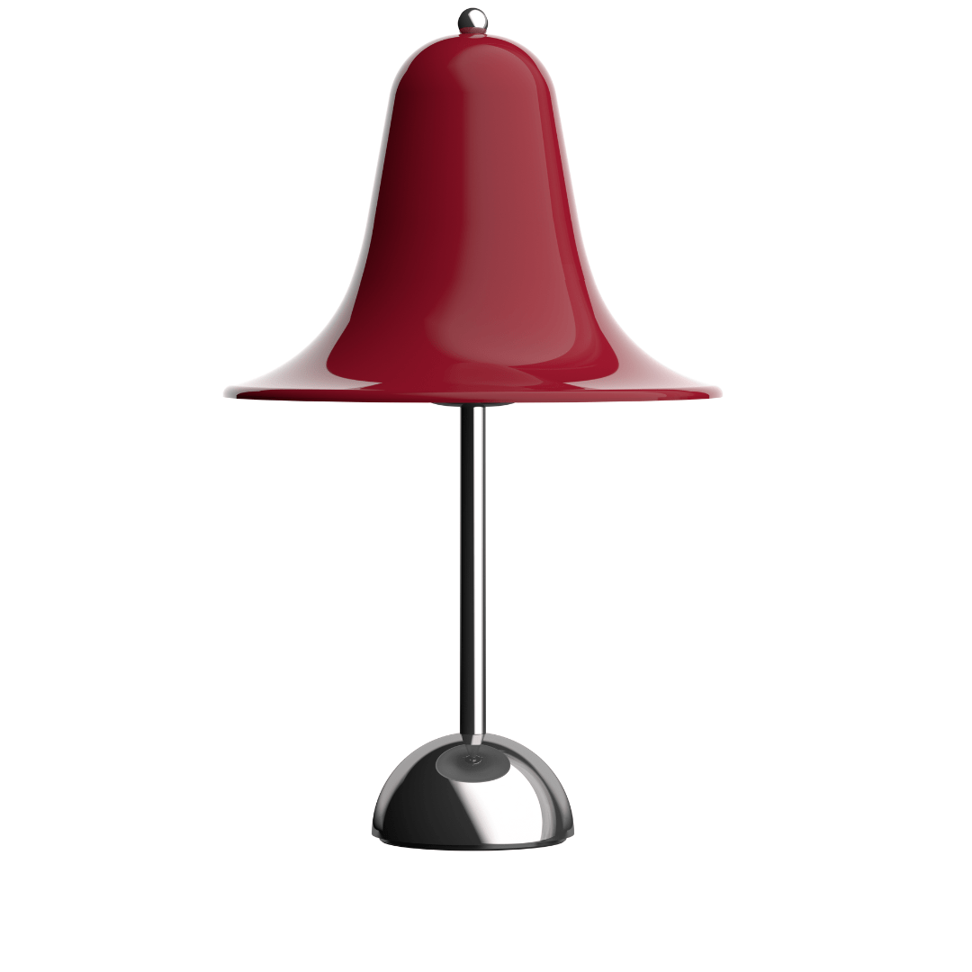 Pantop Bordlampe ø23    Cherry Red     fra Verpan