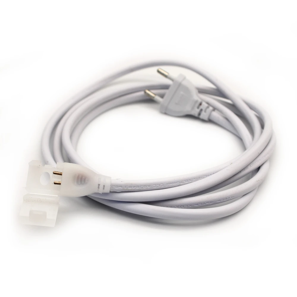2m Stik Til 230v Led Strip (type X 2) Inkl. Endeprop, 230v fra Ledlife