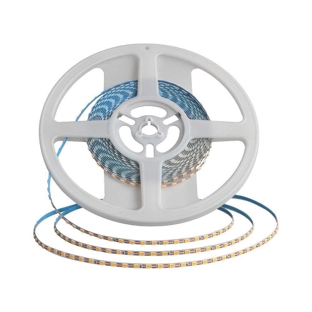 5m 8w M Led Strip 24v Dc, Ip20, 3mm Bred, 120 Led Pr. Meter Dæmpbar : Dæmpbar, Kulør : Neutral fra V-tac