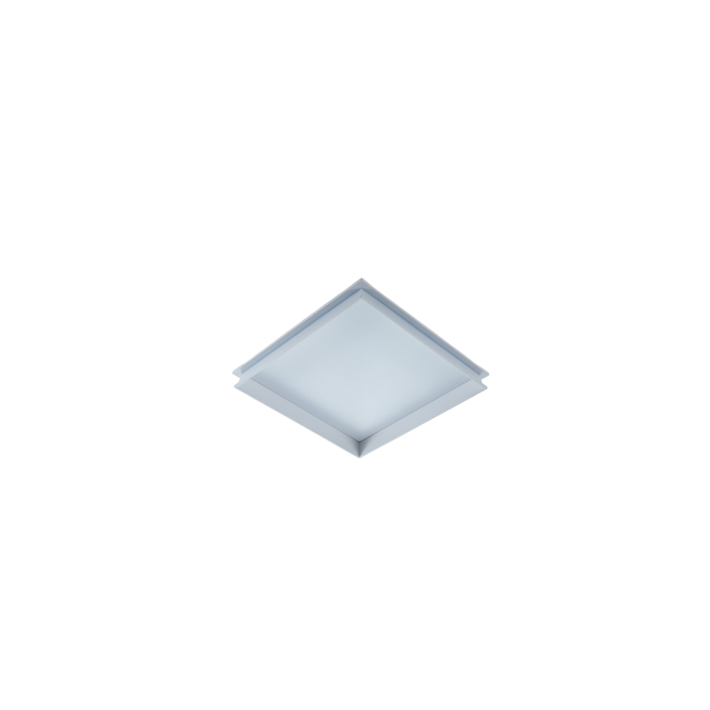 Ovenlysramme Til 60x60 Led Panel   Flot Ovenlysvindue Effekt, Hvid Kant fra Ledlife