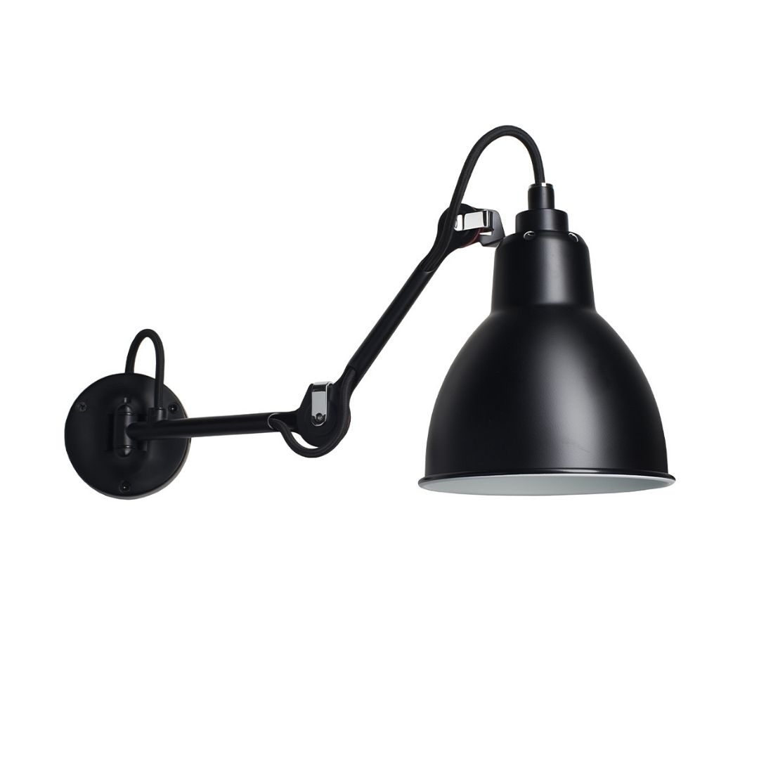 204 Væglampe Sort     fra Lampe Gras