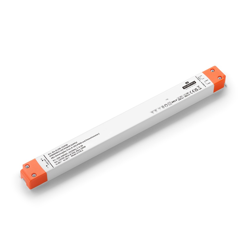 100w 12v Dc Dæmpbar 4i1 Strømforsyning 8.33a, Ip20 Indendørs fra Snappy