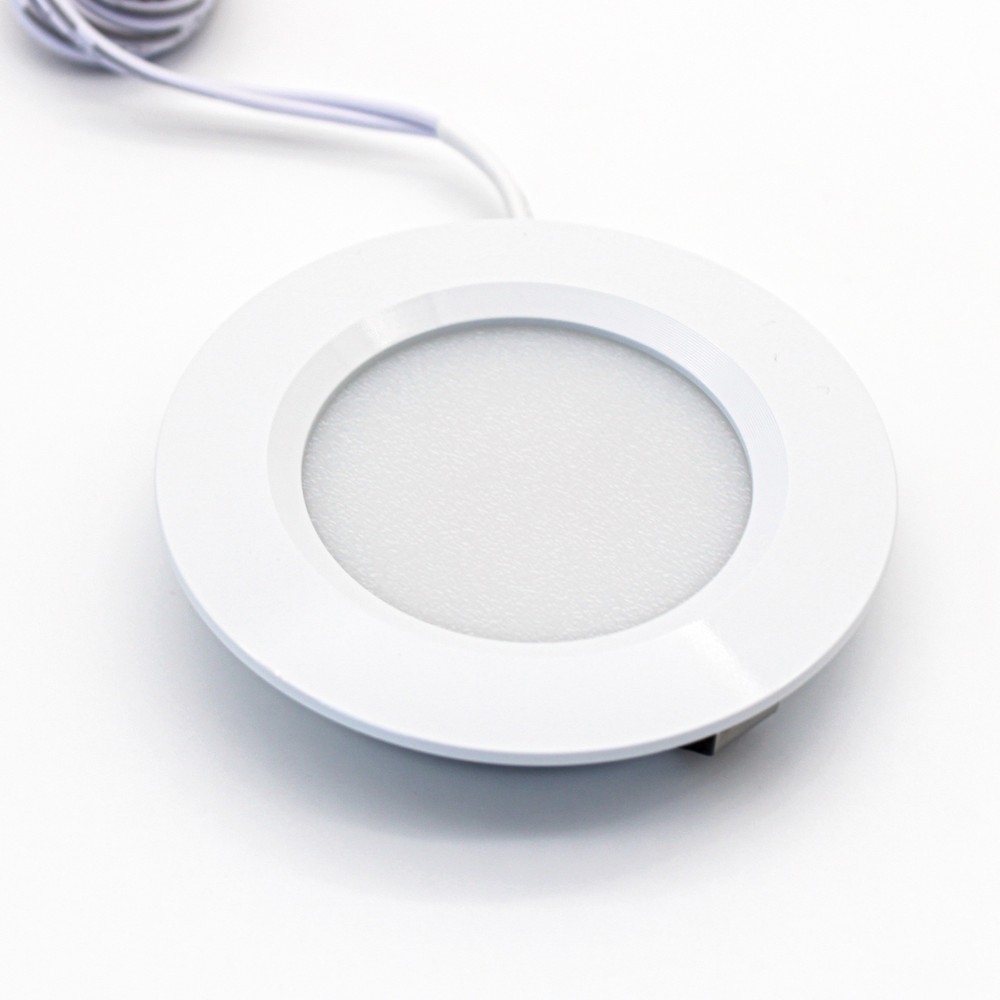 2,7w ø6,8cm Reco68 Møbelspot Indbygning Ra92   12v Dc, Hul: ø5,5 Cm, Mål: ø6,8 Cm, Mat Hvid   Dæmpbar : Dæmpbar, Kulør : Neutral fra Ledlife