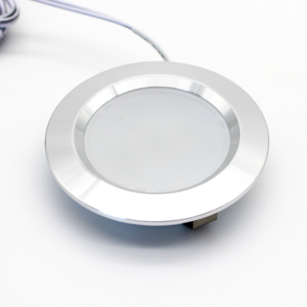2,7w ø6,8cm Reco68 Møbelspot Indbygning Ra92 12v Dc, Hul: ø5,5 Cm, Mål: ø6,8 Cm, Børstet Stål Dæmpbar : Dæmpbar, Kulør : Neutral fra Ledlife
