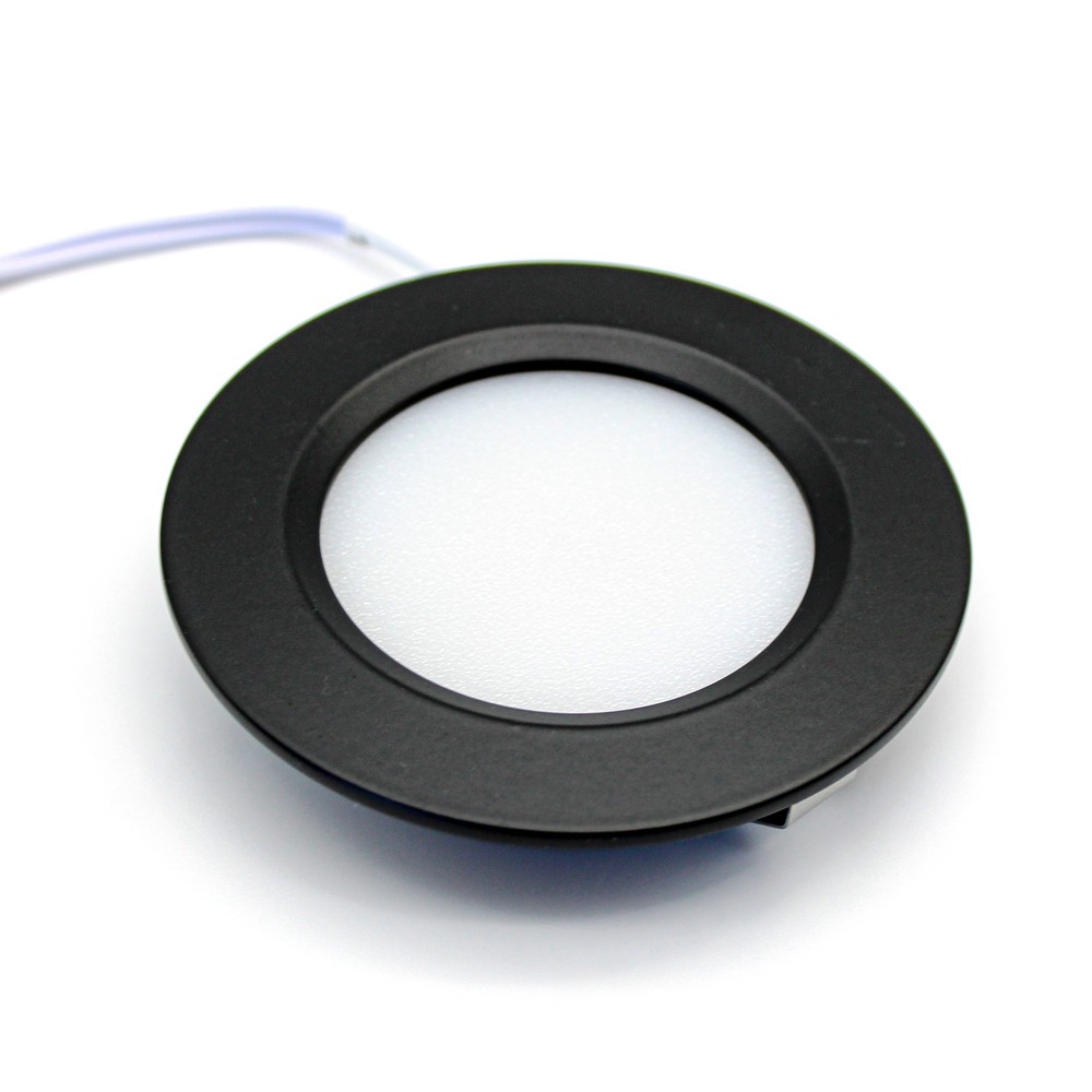 2,7w ø6,8cm Reco68 Møbelspot Indbygning Ra92   12v Dc, Hul: ø5,5 Cm, Mål: ø6,8 Cm, Sort   Dæmpbar : Dæmpbar, Kulør : Neutral fra Ledlife