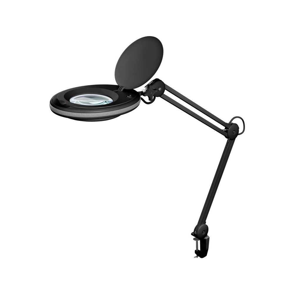 Led Luplampe M Klemme 8w Sort fra Goobay