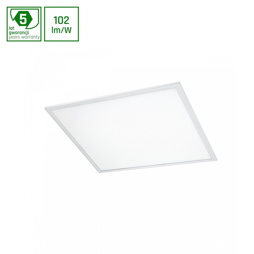 60x60 Led Panel, 45w 102lm W, 6000k, 5 års Garanti Dæmpbar : Ikke Dæmpbar, Kulør : Kold fra Spectrum