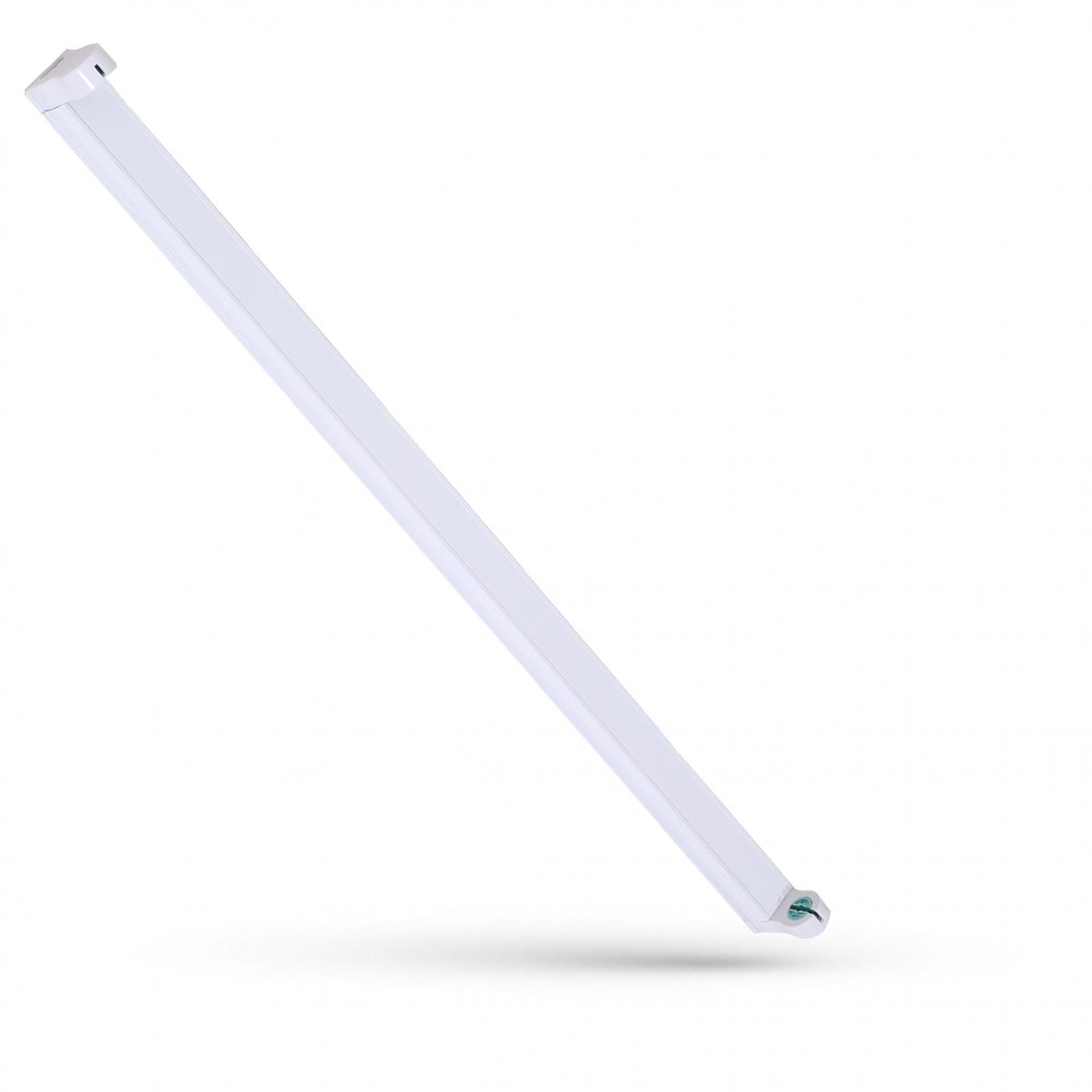 60cm T8 Led Grundarmatur Til 1x 60cm Led Rør, Ip20 Indendørs, Hvid, Kan Serieforbindes fra Spectrum