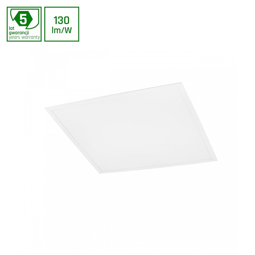 60x60 Philips Driver Led Panel, 40w 130lm W, 3000k, 5 års Garanti Kulør : Varm fra Spectrum