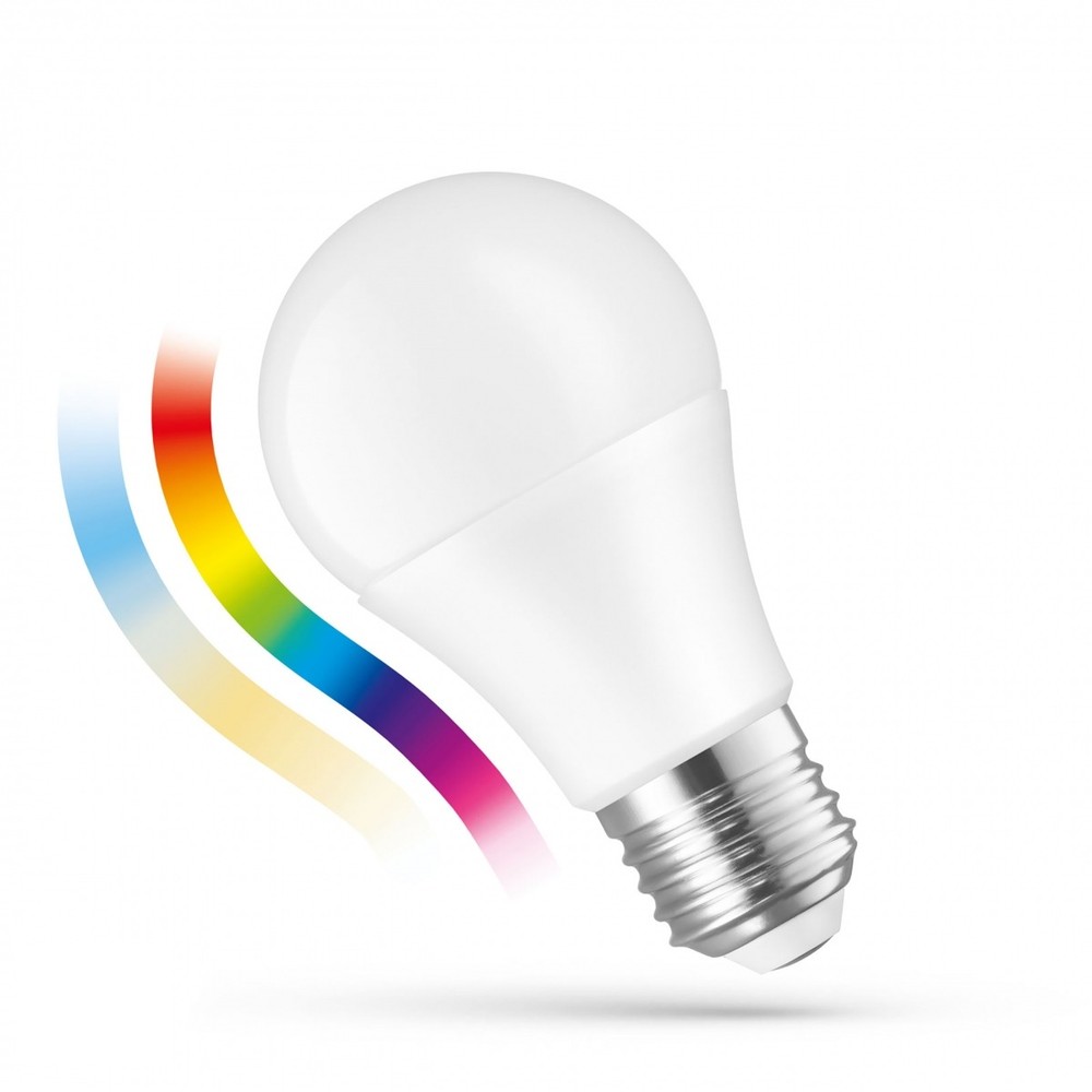 E27 8,5w Smart Home Led Pære A60, Rgbw+cct, Bluetooth, Easy Smart Dæmpbar : Via Smart Home fra Spectrum