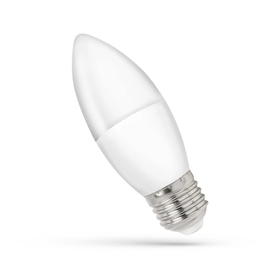 E27 4w Led Kertepære C37, 200 Grader, 230v Dæmpbar : Ikke Dæmpbar, Kulør : Varm fra Spectrum