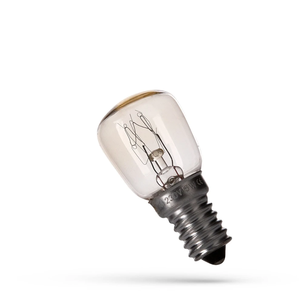 E14 15w Halogen Ovnpære 75lm, Maks. 300°c Dæmpbar : Dæmpbar, Kulør : Ekstra Varm fra Spectrum