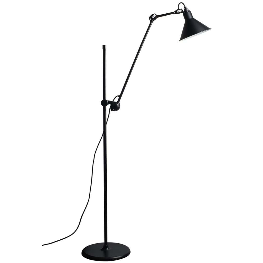215 Gulvlampe Sort     fra Lampe Gras