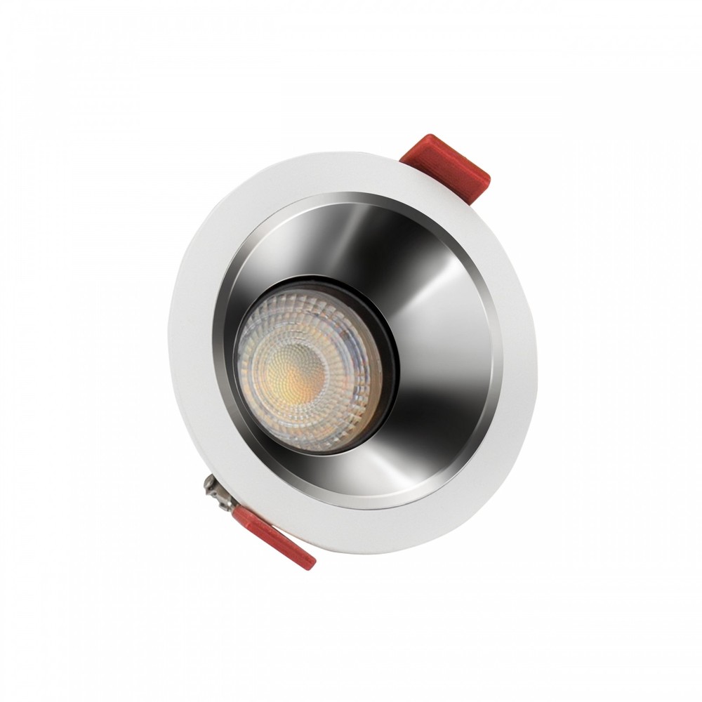 Fiale Comfort Indbygningsspot Til Gu10, Aluminium, Hvid Ring, Uden Lyskilde fra Spectrum