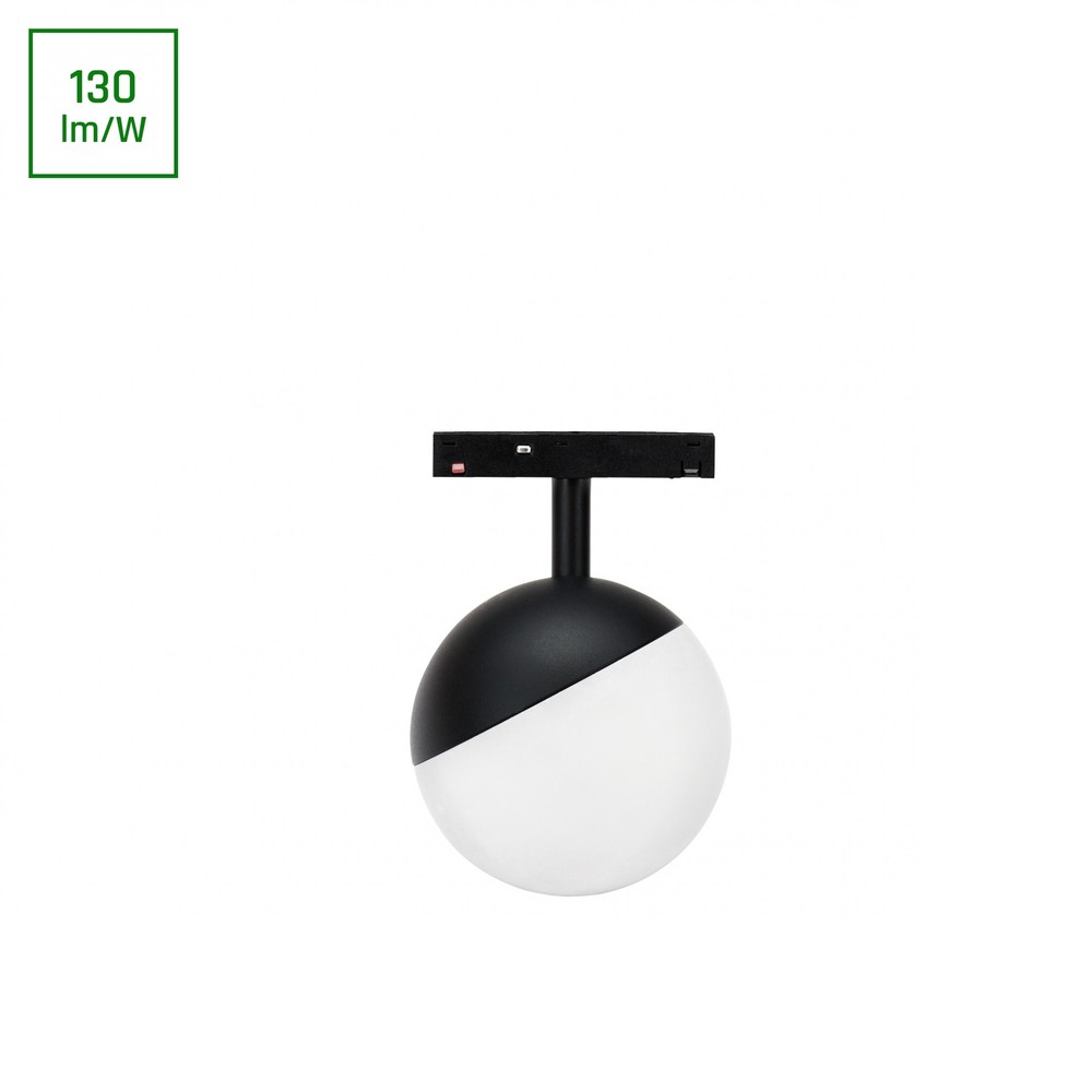 10w Shift Basic Globelampe 9cm, 3000k, Sort Dæmpbar : Ikke Dæmpbar, Kulør : Varm fra Spectrum