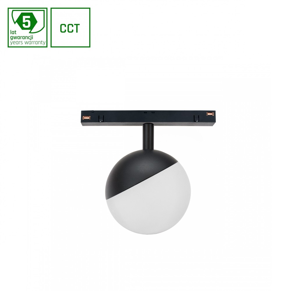 5w Dæmpbar Shift Smart Skinnelys ø100x130mm   165°, Cct, Sort, Zigbee   Dæmpbar : Via Smart Home, Kulør : Cct (varm Til Kold Hvid) fra Spectrum