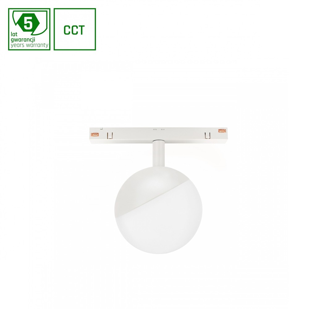 5w Dæmpbar Shift Smart Skinne Lyse ø100x130mm 165°, Cct, Hvid, Zigbee Dæmpbar : Via Smart Home, Kulør : Cct (varm Til Kold Hvid) fra Spectrum