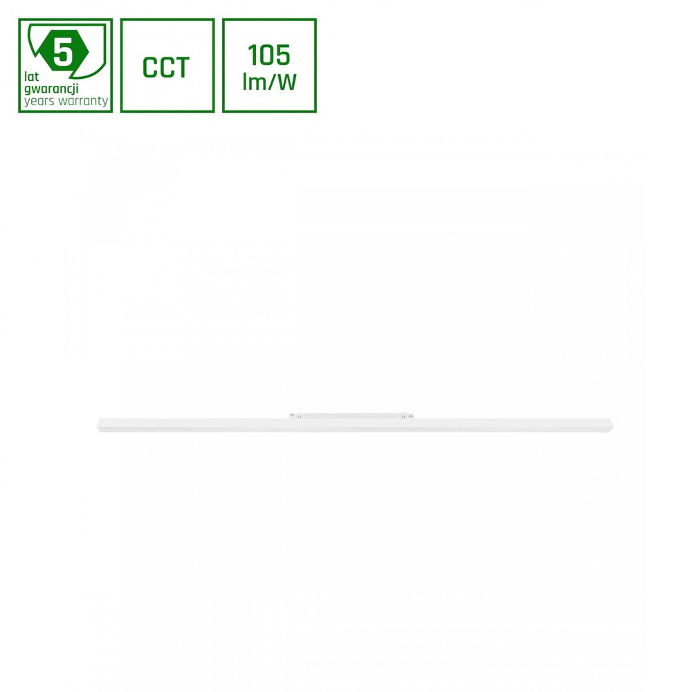22w 90,2cm Shift Smart Line Skinne Lys Dæmpbar 100°, Cct, Hvid, Zigbee Dæmpbar : Via Smart Home, Kulør : Cct (varm Til Kold Hvid) fra Spectrum