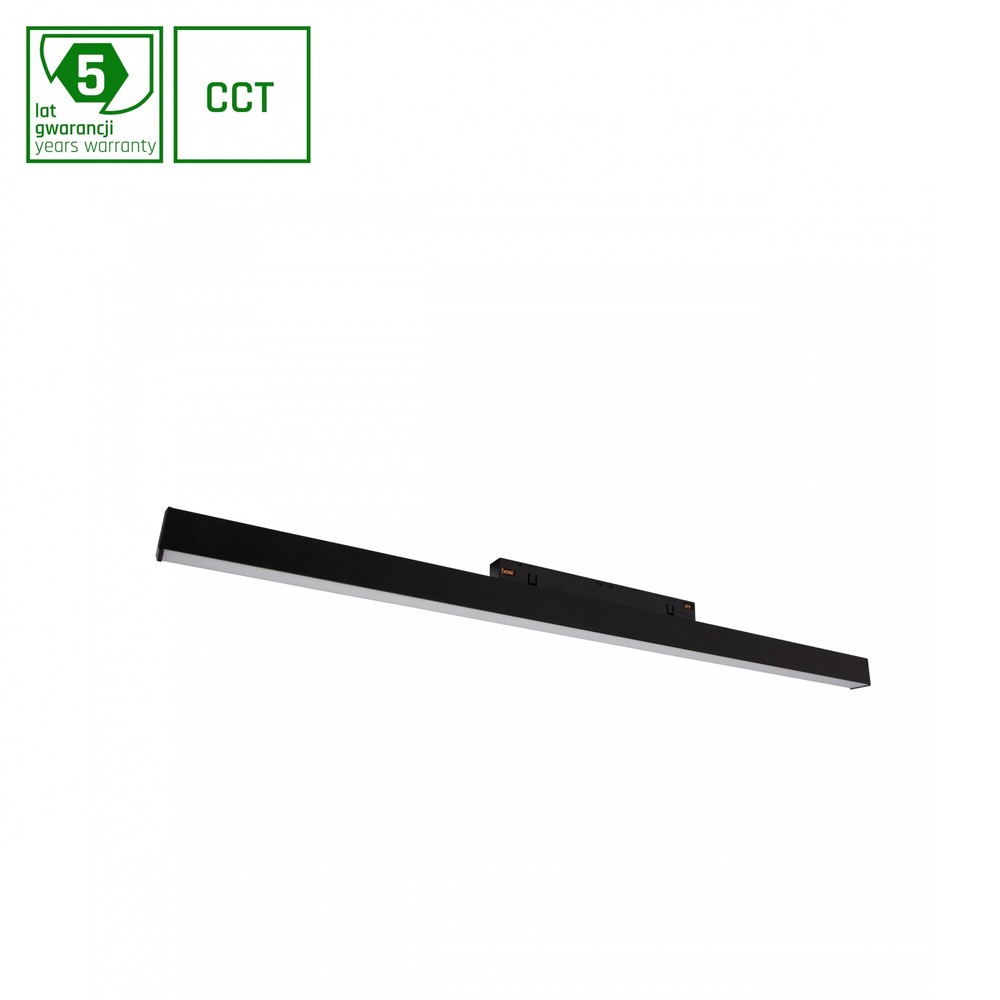 17w Dæmpbar Shift Smart Line M Skinne Lys 60,2cm   100°, Sort, Cct, Zigbee   Dæmpbar : Via Smart Home, Kulør : Cct (varm Til Kold Hvid) fra Spectrum