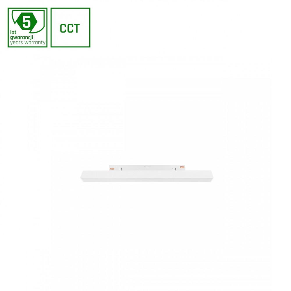 8w Dæmpbar Shift Smart Line S Skinne 30.4cm 100°, Cct, Hvid, Zigbee Dæmpbar : Via Smart Home, Kulør : Cct (varm Til Kold Hvid) fra Spectrum