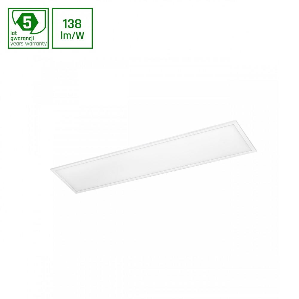 30x120 Philips Driver Led Panel, 40w 138lm W, 6000k, 5 års Producentgaranti, Hvid Kant Dæmpbar : Ikke Dæmpbar, Kulør : Kold fra Spectrum