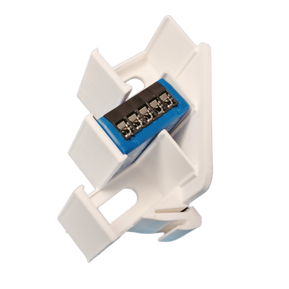 Shelly Din Skinne Holder   3 X Mini Modul fra Light Solutions