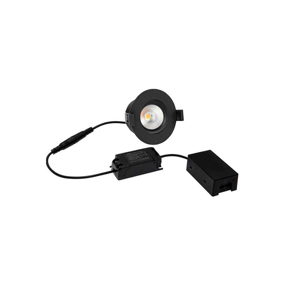 Hilux D3 Tilt360 Led Indbygningsspot Ra97   2700k, Sort fra Light Solutions