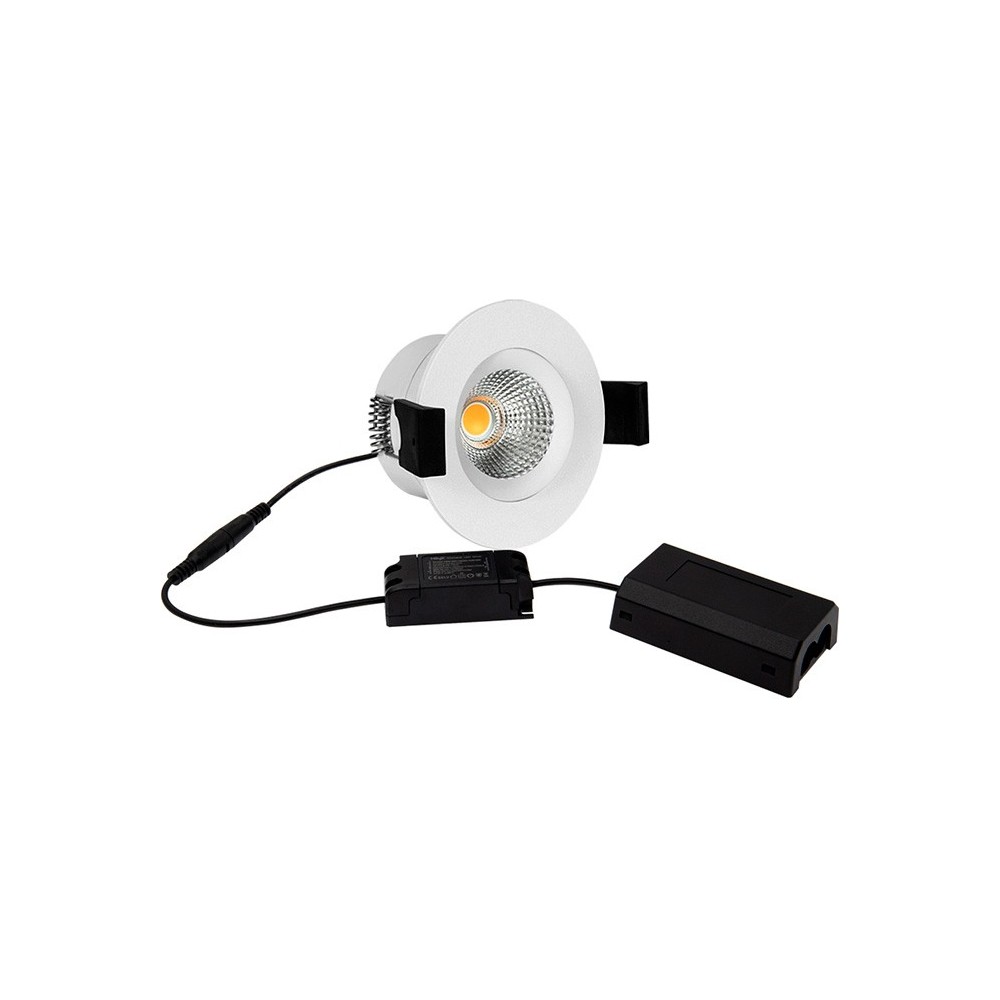D8 Tilt360 Full Spectrum Led Indbygningsspot Ra97 3000k, Hvid fra Light Solutions