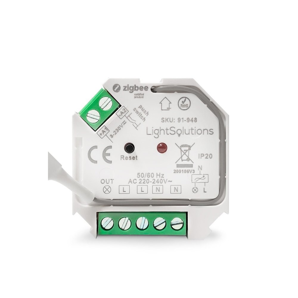 Mini Zigbee Afbryder   200w fra Light Solutions
