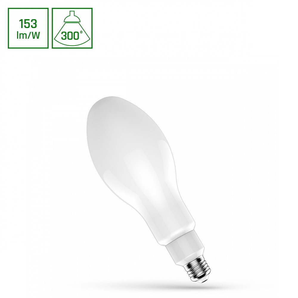 E27 36w Led Pære 360°, Matteret Glas Kulør : Neutral fra Spectrum