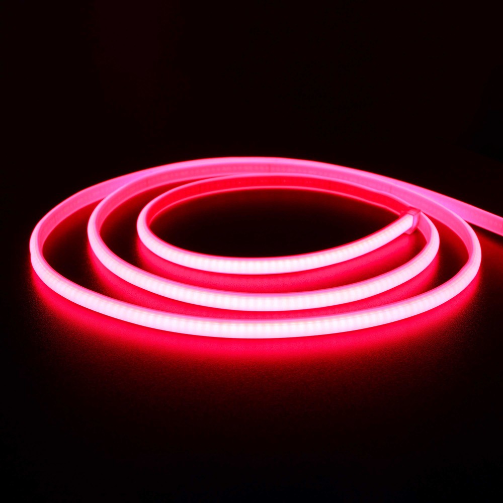 5m 11,5w M Rød Neon Cob Strip 230v, Ip67 Vandtæt, 288 Led, Kan Klippes For Hver 10cm Forpakning : 10m Pose fra Ledlife