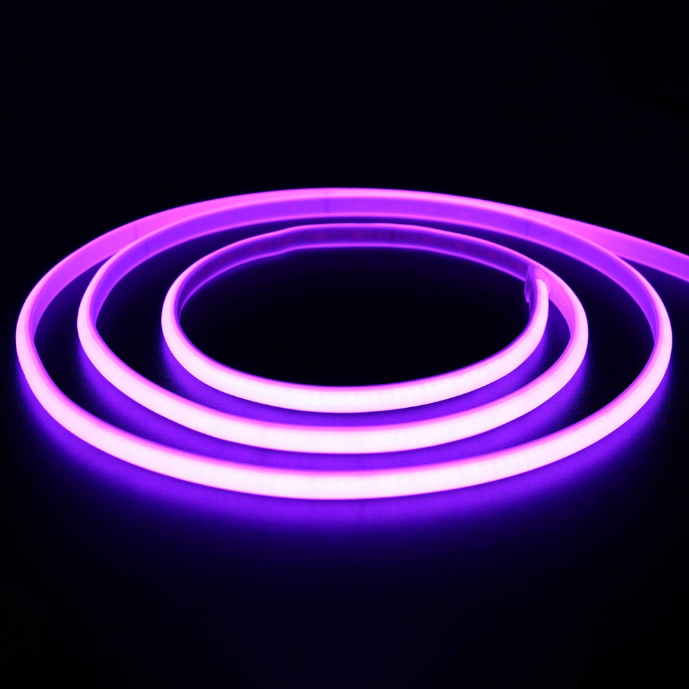 5m 11,5w M Lilla Neon Cob Strip 230v, Ip67 Vandtæt, 288 Led, Kan Klippes For Hver 10cm Forpakning : Længere Stykke (antal X 5m.) fra Ledlife