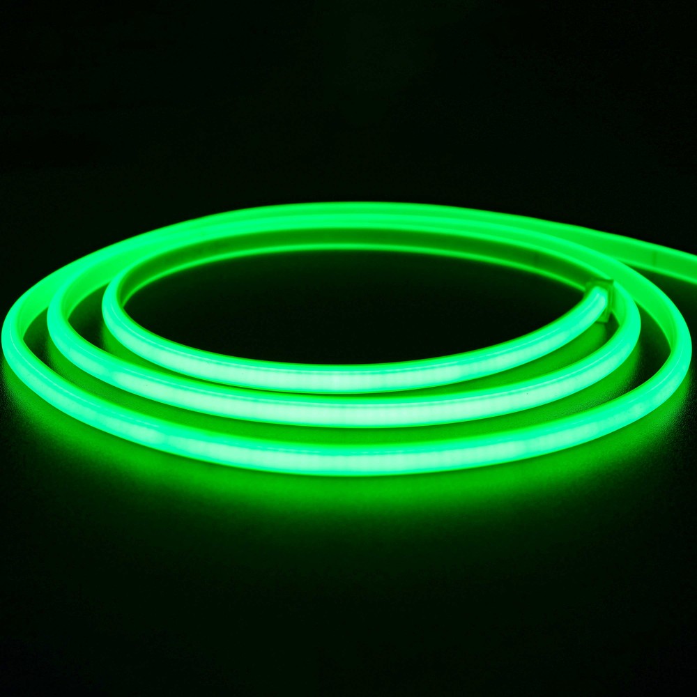 5m 11,5w M Grøn Neon Cob Strip 230v, Ip67 Vandtæt, 288 Led, Kan Klippes For Hver 50cm Forpakning : Længere Stykke (antal X 5m.) fra Ledlife