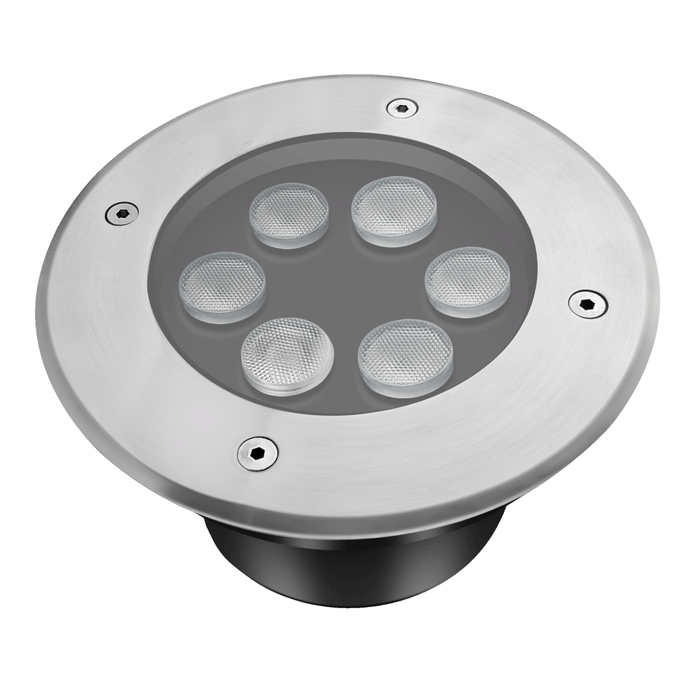 Nedgravningsspot   6w, Rund, Rustfrit Stål, 24v Ac Dc   Dæmpbar : Ikke Dæmpbar, Kulør : Neutral fra Ledlife