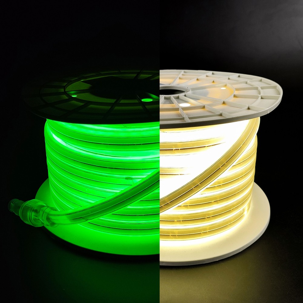 25m Selvlysende Arbejdslys 230v Led Strip Ip67, 180 Led M, 11w M, 1000 Lm M, 4000k Kulør : Neutral fra Ledlife