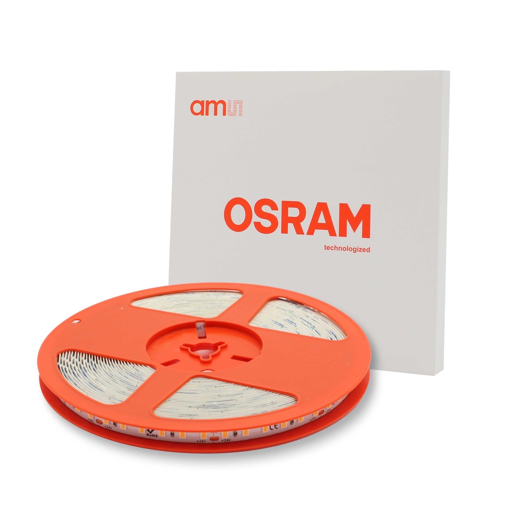 10m 10w M Led Strip Ra94 24v Dc, Ip20, 120 Led Pr. Meter Dæmpbar : Dæmpbar, Kulør : Neutral fra Osram