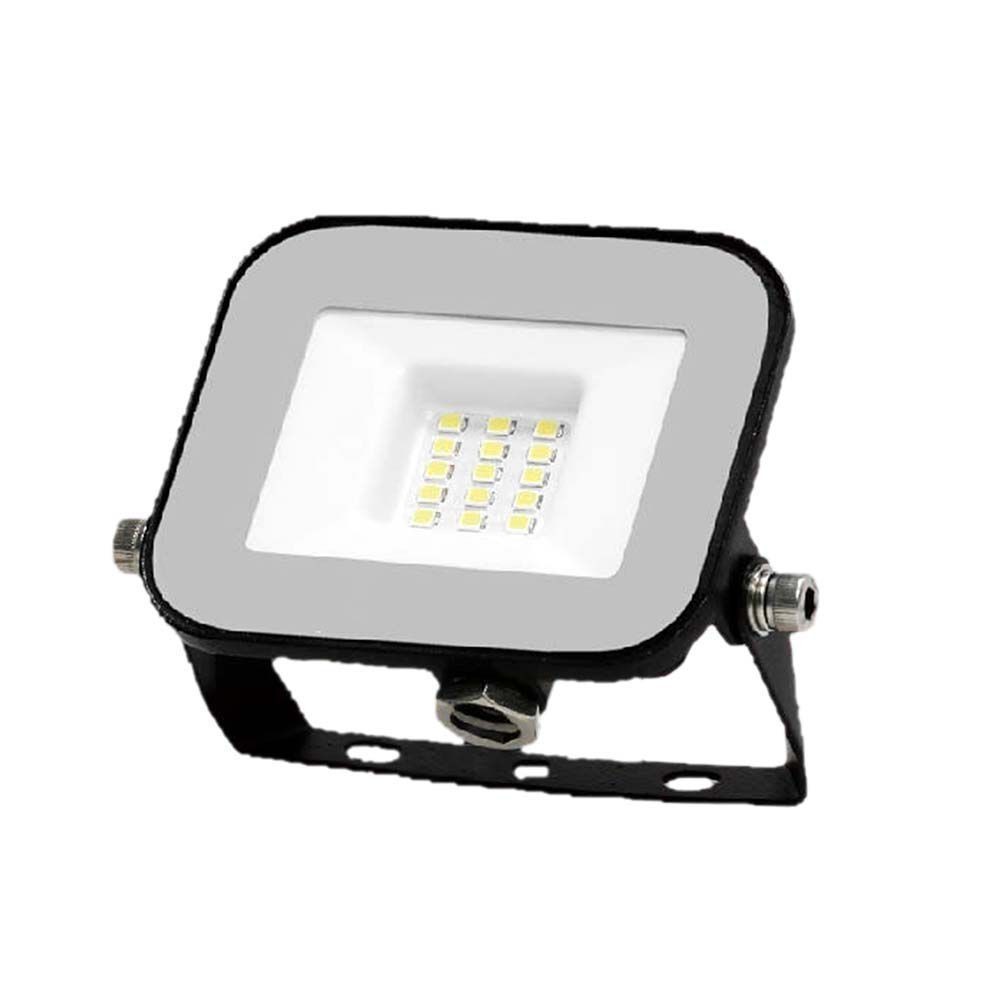 10w Led Projektør Samsung Led Chip, Arbejdslampe, Udendørs Dæmpbar : Ikke Dæmpbar, Farve På Hus : Sort, Kulør : Neutral fra V-tac