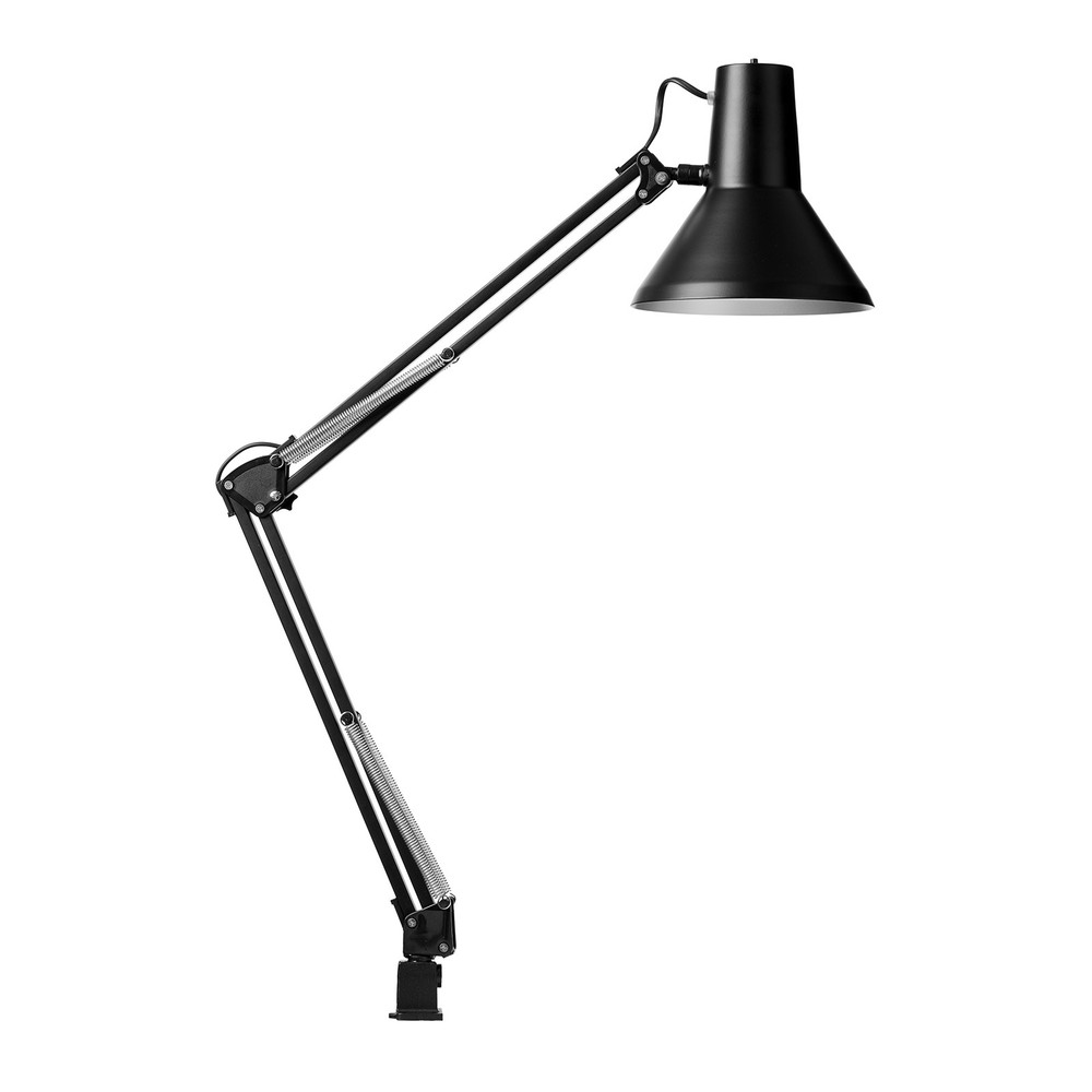 Jensen Arkitektlampe Til E27 I Sort     fra Nielsen Light