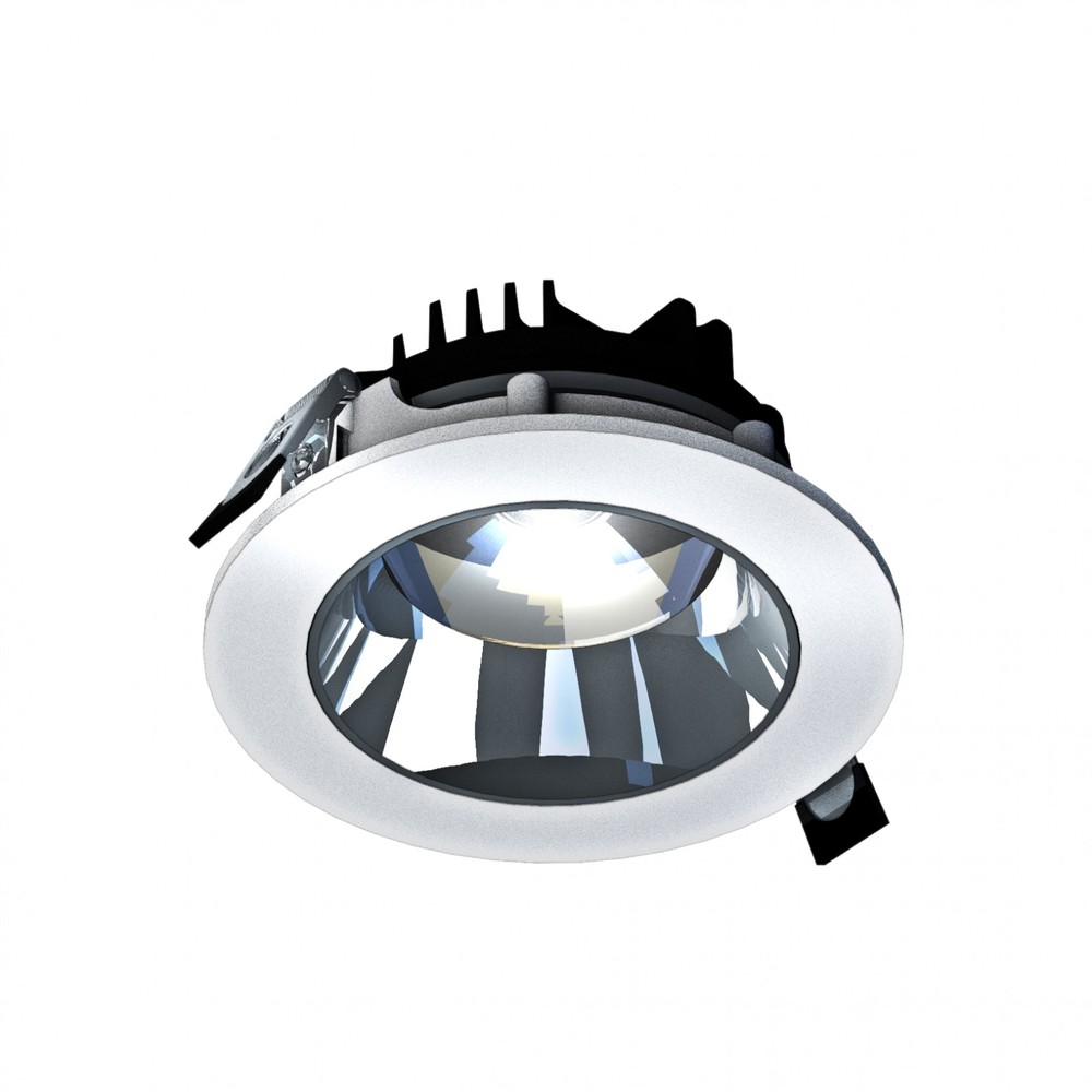Model L Downlight 20w Nedsænket, Uden Lyskilde, Justerbar Retning 30°, 160x70 Mm, Hvid fra Spectrum