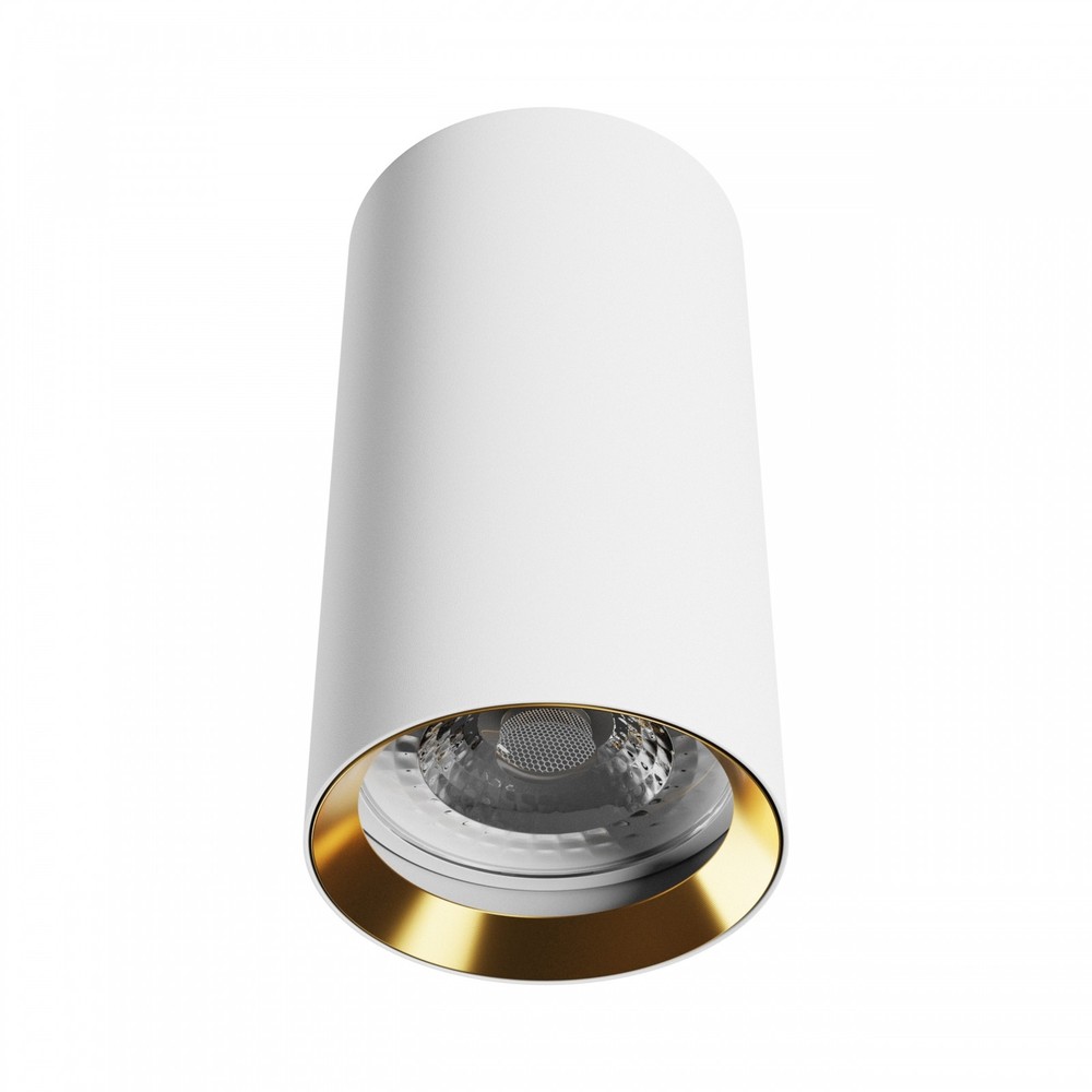 Chloe Variosa Gu10 Overflademonteret Gu10 230v, Ip20, 55x100mm, Hvid Guld, Rundt, Uden Lyskilde fra Spectrum