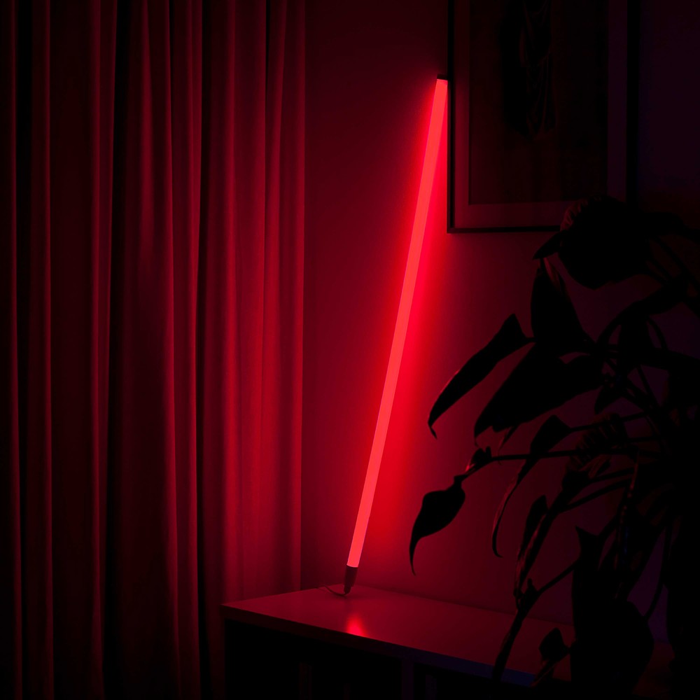 120cm Neon Tube Led Rød Designer Rør, Justerbar Lysstyrke, Inkl. Ledning fra Ledlife